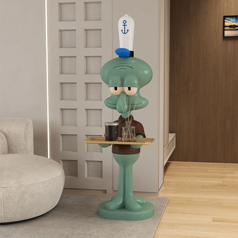 Home Cooking Recipes - Creative Cartoon Octopus Floor Stand Statue