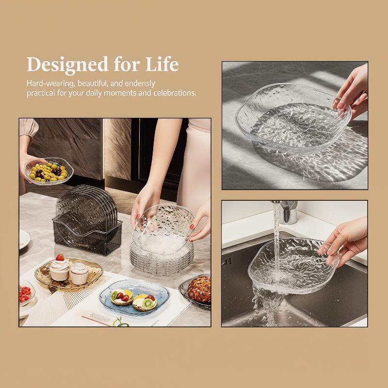 Home Cooking Recipes - 8PCS/SET Snack Bowls Fruit Plate Dessert