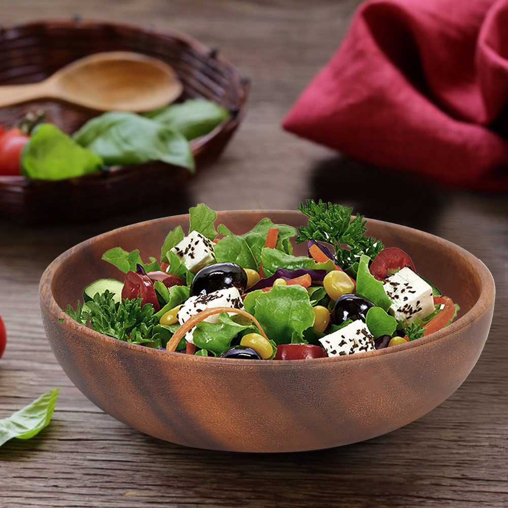 Wood Serving Bowls Wooden Snac - Home Cooking Recipes review and price