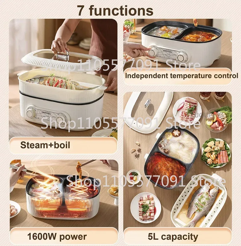 6L Electric Cooking Pot Home D - Home Cooking Heater review and price