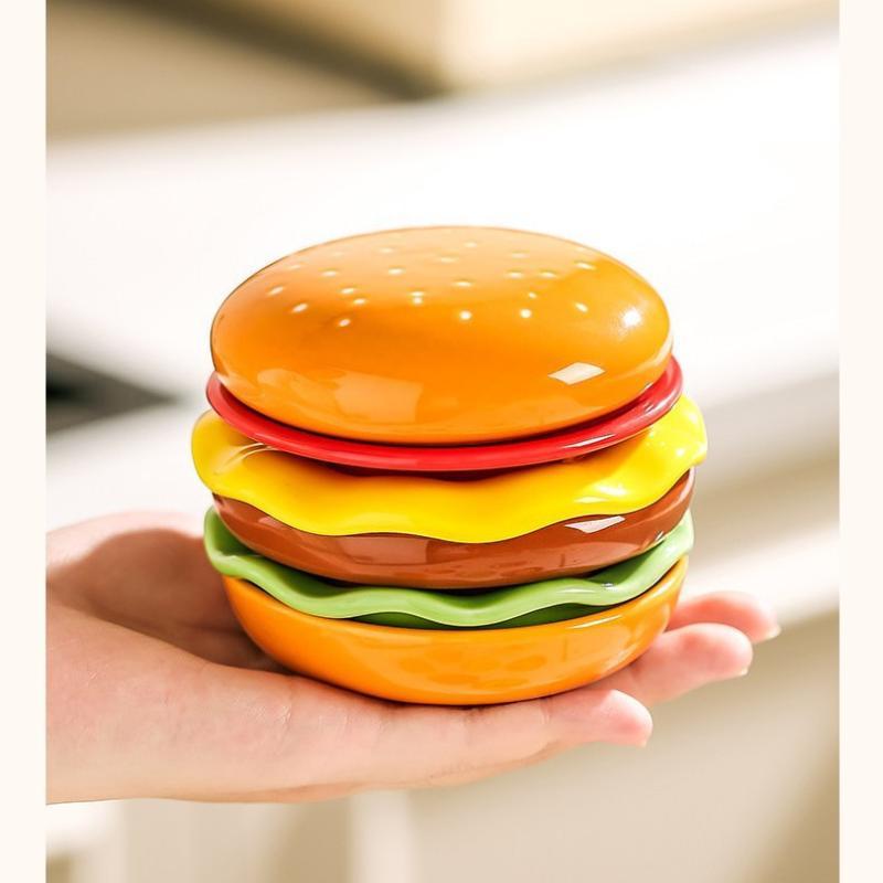 6Pcs Stackable Hamburger Plate - Home Cooking Recipes review and price