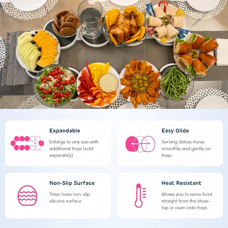 Portable Expandable Lazy Susan - Home Cooking Recipes review and price